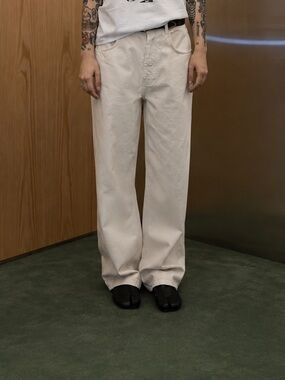 Uncle Studios The Baggy Jeans Ivory size 29